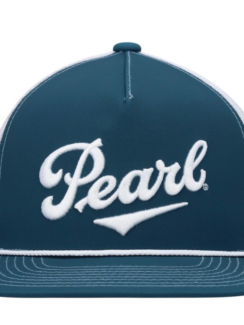 HOOey Pearl Beer Trucker Snapback Hat - Teal/White